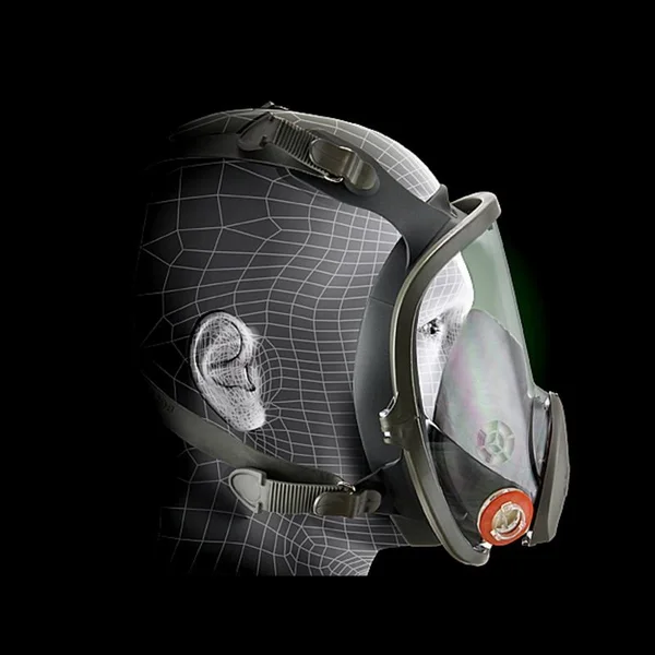 3M Full Facepiece Reusable Respirator 6800, Medium