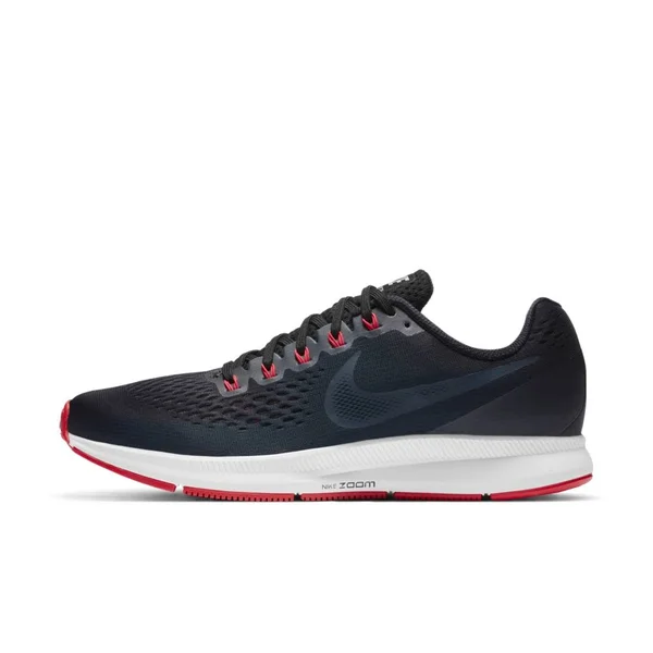 Nike Air Zoom Pegasus 34 Running Shoes Black Navy Red 880555-014 Men's New