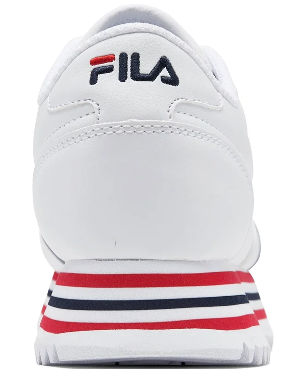 Fila Women's Orbit Zeppa Low Platform Casual Sneakers - 5.5, White