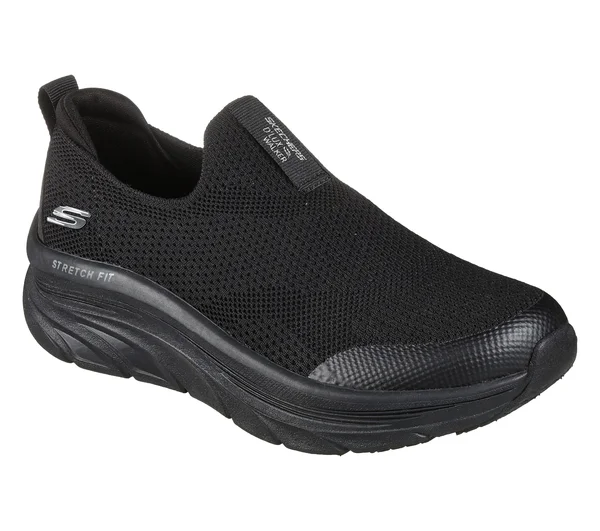 Skechers Women's Relaxed Fit D&Lux Walker Quick Upgrade Slip On - Black