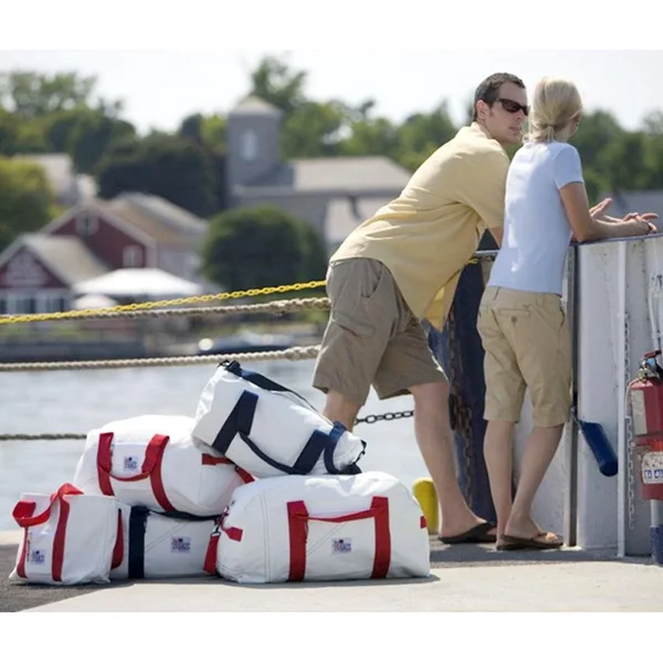 Large Square Duffel Red