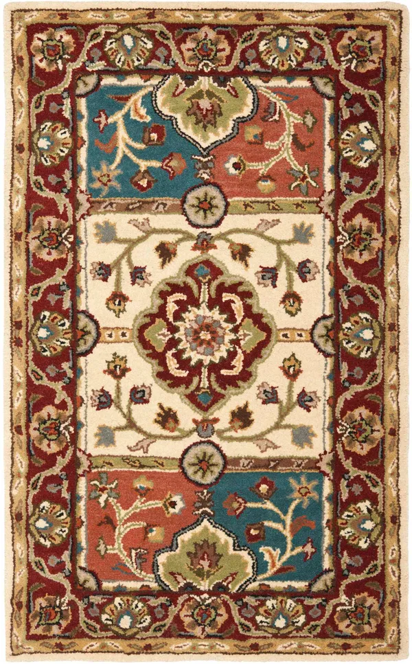 Safavieh Heritage Multi/Red 4 ft. x 6 ft. Area Rug