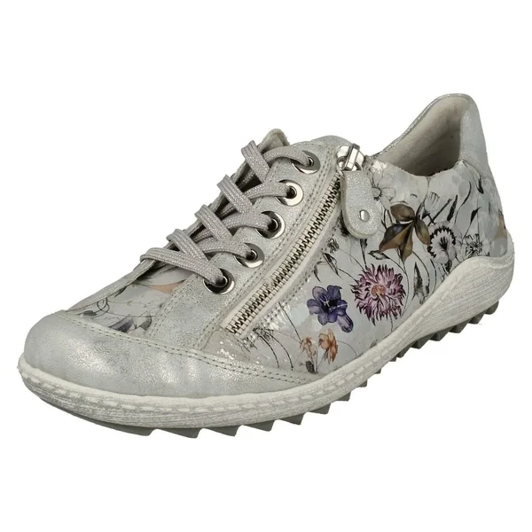 Remonte R1402-90 Zigzip 81 Floral Print Womens Lacing Shoes