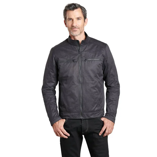 Kuhl Men's Kaffe Racer Jacket 1135K, Ink Black, L