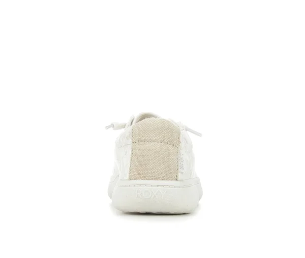 Roxy Crews Court SlipOn Sneaker, Women's, White, Size 11, Slip-Ons, Sneakers, Slip-On