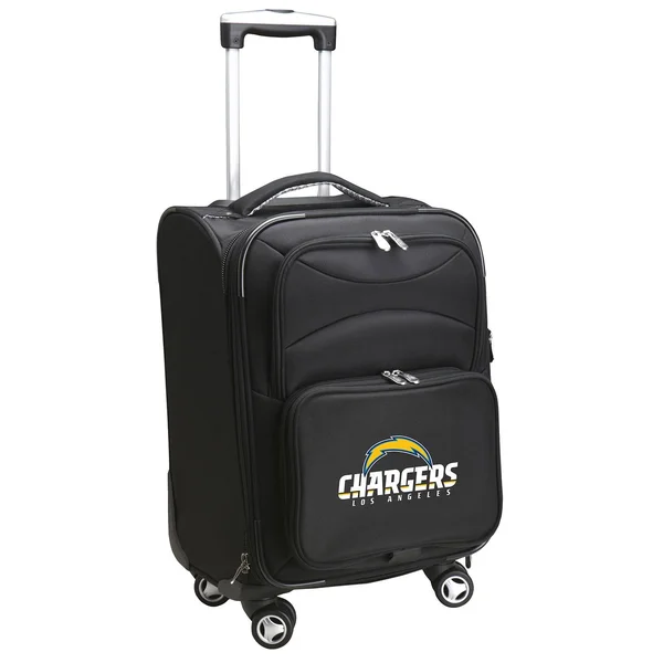 NFL Los Angeles Chargers 21x22 Softside Spinner Carry on Black