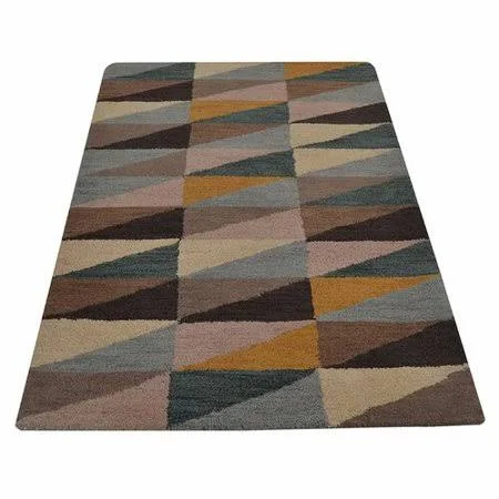 Corrigan Studio Chow Hand-Tufted Wool Area Rug - Brown
