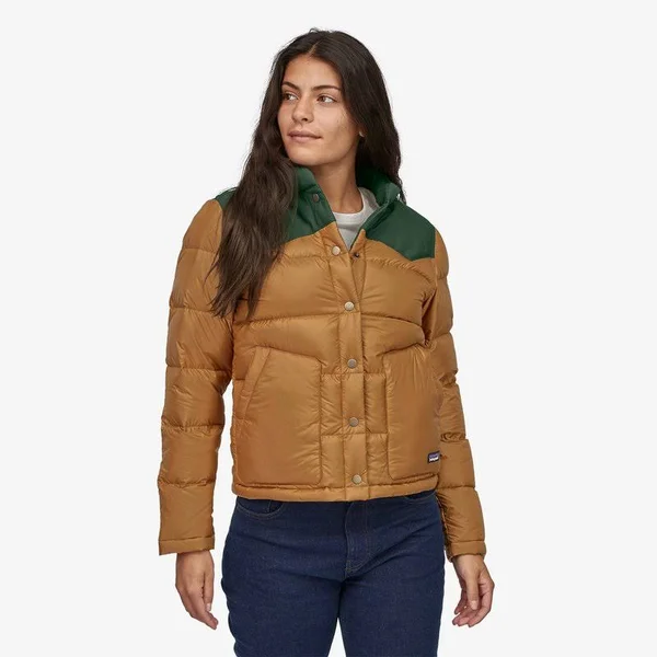 Patagonia Women's Bivy Jacket - Smolder Blue w/Nest Brown, S