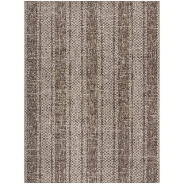 Safavieh Courtyard CY8736-36312 6&7x22 x 6&7x22 Round Light Beige, Light Brown Area Rug