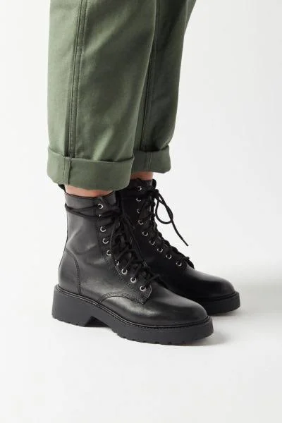 Women's Steve Madden Tornado Combat Boot - Size 11 M - Black