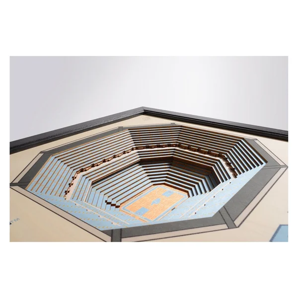 NCAA 3D Stadium Wall Art - North Carolina Tar Heels