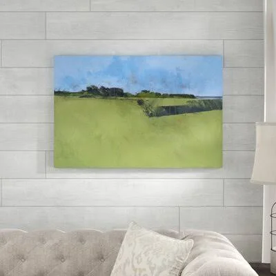 Riverfront Trees by Paul Bailey - Painting Print on Canvas Laurel Foundry Modern Farmhouse Size: 24x22 H x 36x22 W x 1.25x22 D