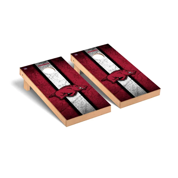 Arkansas Razorbacks 2& x 4& Vintage Regulation Cornhole Board Set