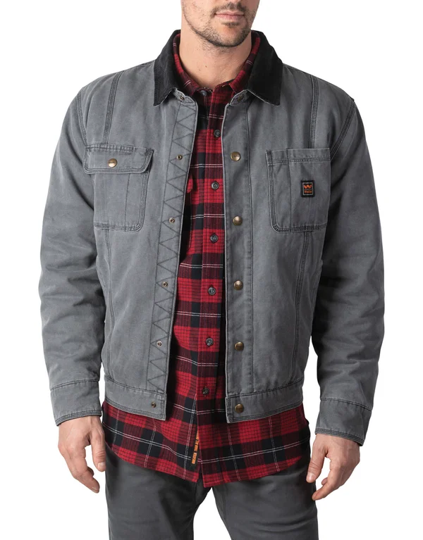 Walls YJ293 Ranch Amarillo Duck Cotton Twill Jacket - Washed Graphite - M