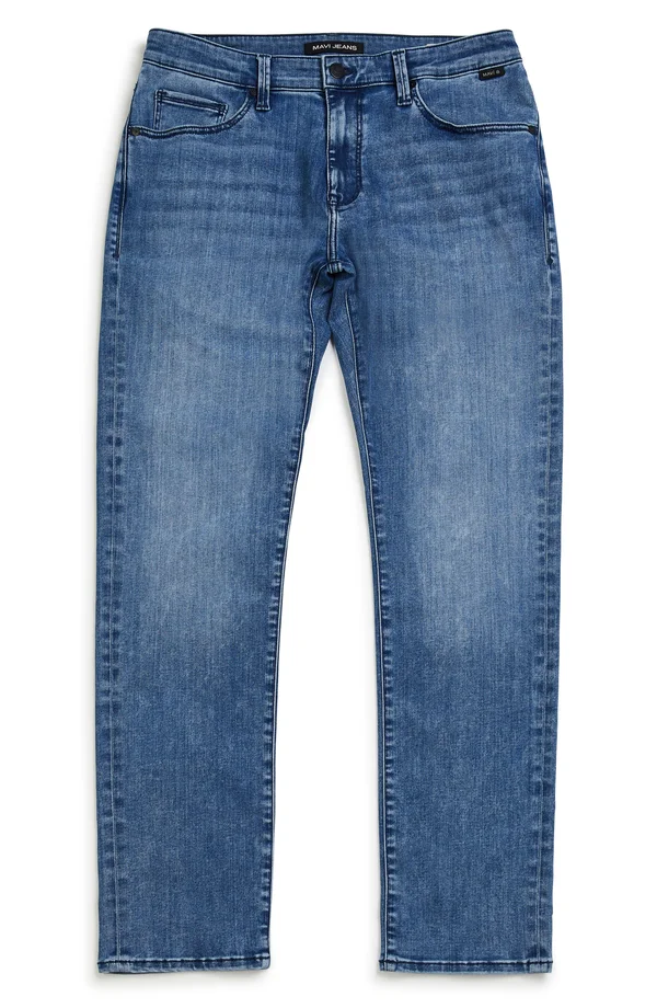 Mavi Jeans Marcus Slim Straight Leg Jeans - Blue - 34 x 30
