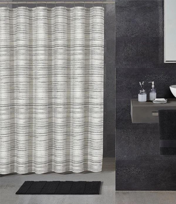 OscarOliver Alfio Shower Curtain - Black