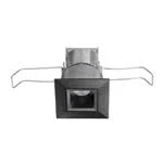 Juno MD1LG2 Sq 03LM 40K 80CRI fl Bl Recessed Lighting 2-1/4x22 Mini LED Square Downlight 4100K Flood Beam Spread - Black Finish