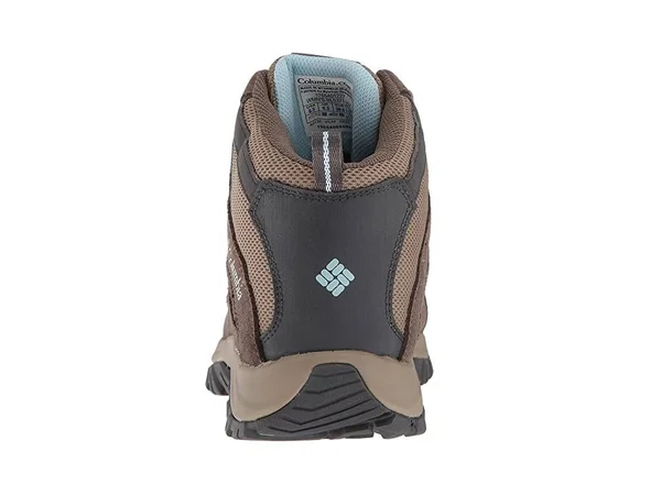 Columbia Women's Crestwood Mid Waterproof Boot - 9.5 - Pebble, Oxygen