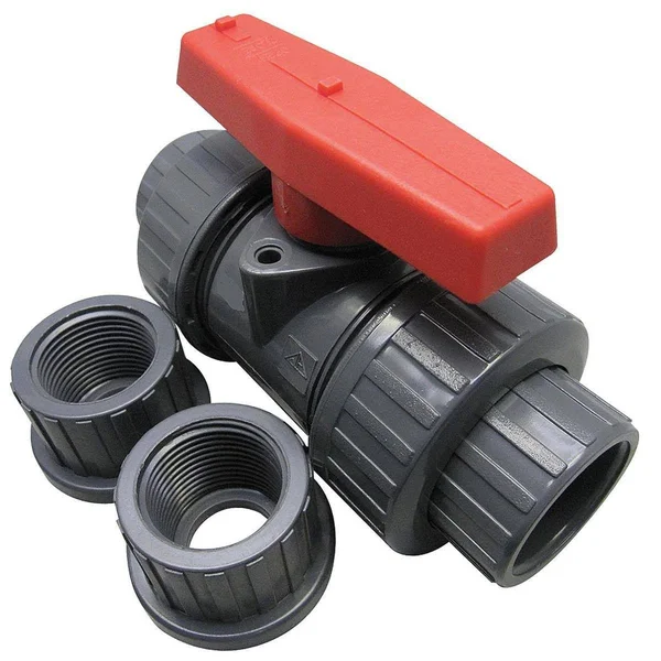 Zoro Select 4PGC3 4x22 Socket PVC Ball Valve Union