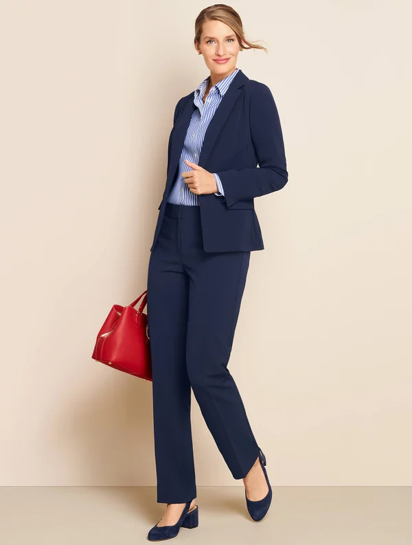 Petite - Easy Travel Talbots Cambridge Pants - Black - 4