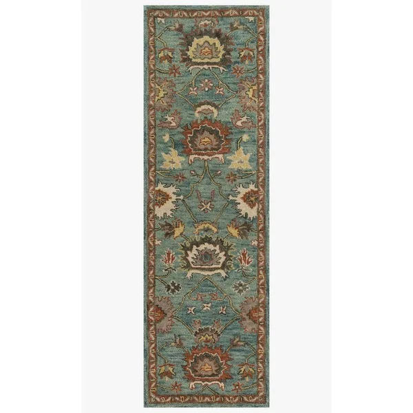 Loloi Underwood Un-01 2&3x22 x 3&9x22 Taupe, Blue Rug