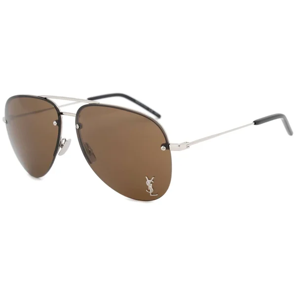 Sunglasses Saint Laurent Classic 11 M- 002 Silver - Brown