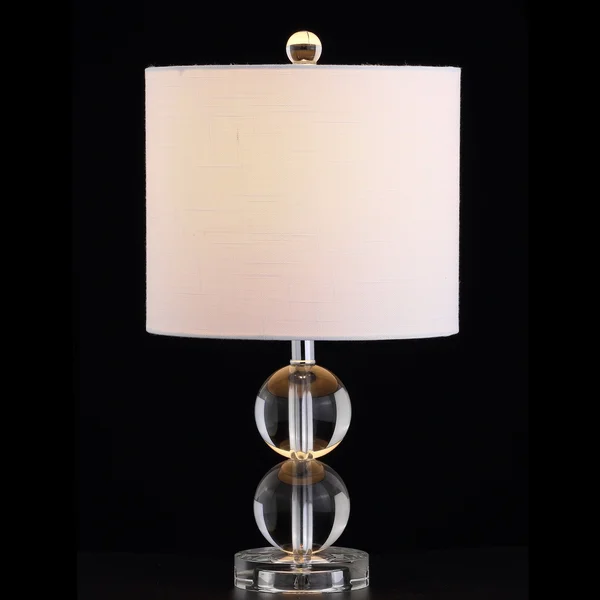 Jonathan Y Brooklyn 17.5x22 Crystal LED Table Lamp - Clear