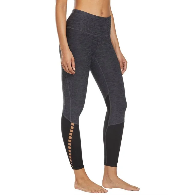 Prana Women's Bohemio 7/8 Legging - Large - Black Heather