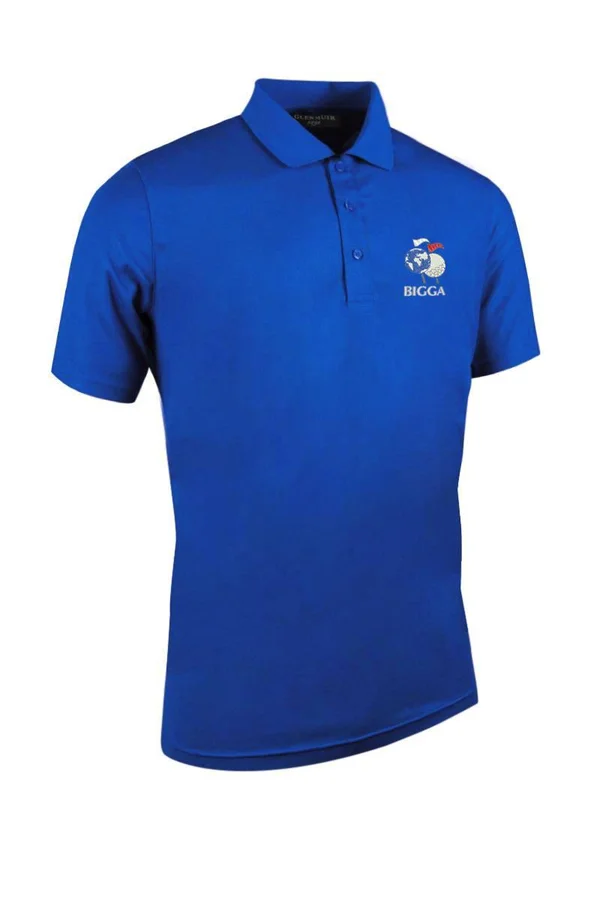 Mens Performance Pique Golf Polo Shirt Navy Xxs
