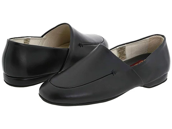 L.B. Evans Duke Opera Men's Slippers, Black, 10.5