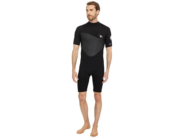 Rip Curl Omega 1.5mm Short Sleeve Spring Suit - Black