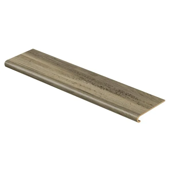 Cap A Tread Rustic Wood 47 in. L x 12-1/8 in. D x 1-11/16 in. H Vinyl Overlay to Cover Stairs 1 in. Thick, Narragansett Pine Reb