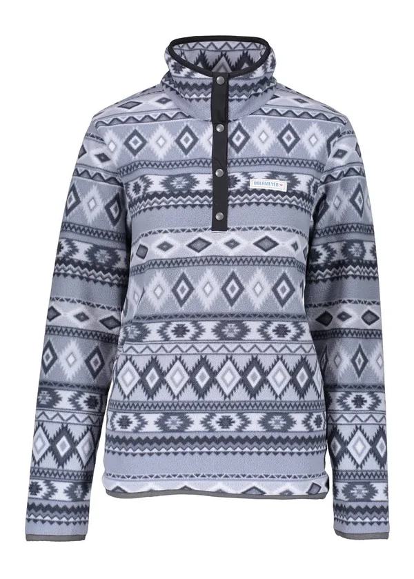 Obermeyer Women's Boulder Fleece Gunsmoke Print Small