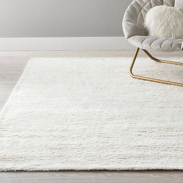 Ribbed Shag Rug, 3&x5&, Ivory - 3x5 - Rugs & Windows - Pottery Barn Teen