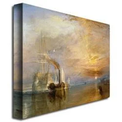 Trademark Art The Fighting Temeraire, 1839x22 Canvas Art by Joseph Turner