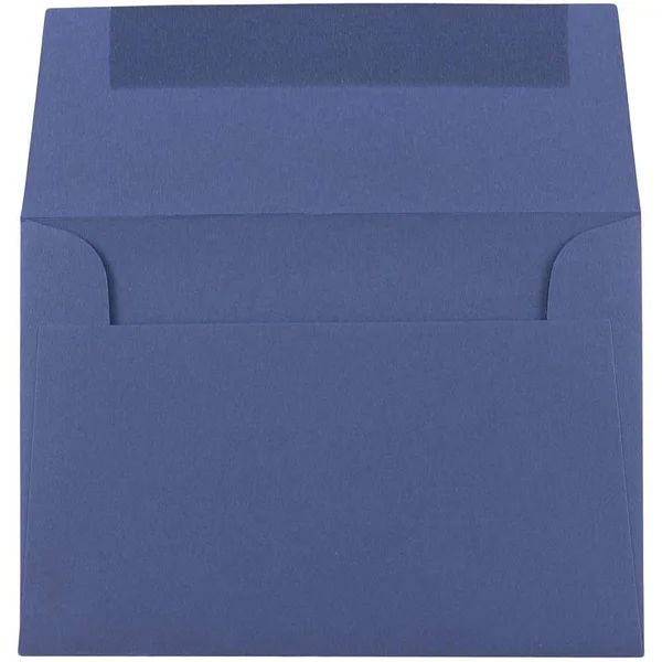 Jam Paper A6 Invitation Envelopes, 4.75 x 6.5, Presidential Blue, 250/Box (563916906H)