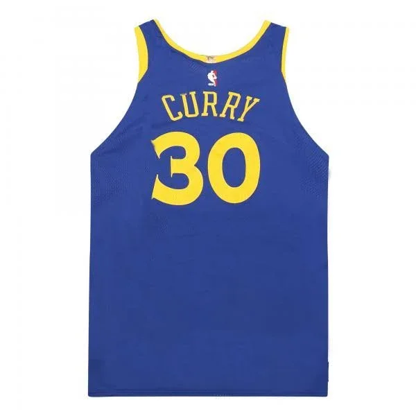 Nike Stephen Curry Golden State Warriors Royal Authentic Jersey - Icon Edition