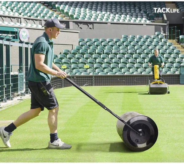 Tacklife Lawn Roller, Tow Behind Water Filled Roller Push 16 by 20-inch Hr60l