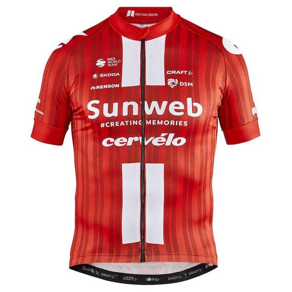 Craft Team Sunweb Replica Jersey 2020 Size L Color Red