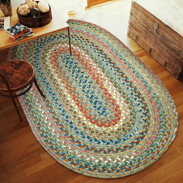 Rhody Rug Country Jewel Peridot 3x5 Oval