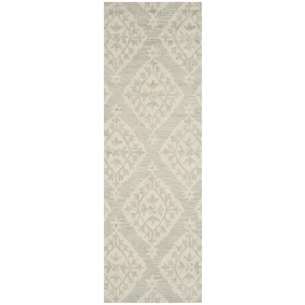 Safavieh Micro-Loop Light Blue 2 ft. 3 in. x 7 ft. Runner Rug