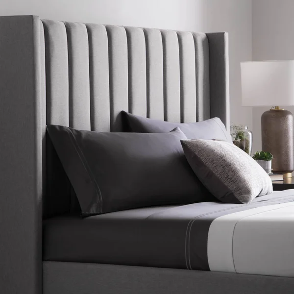 Malouf Blackwell Charcoal King Cal King Headboard