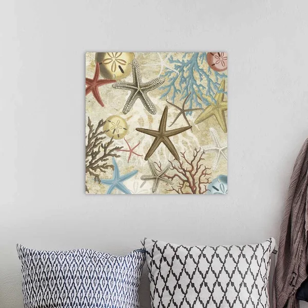 Coral Menagerie II, Large Solid-Faced Canvas Wall Art Print, Great Big Canvas