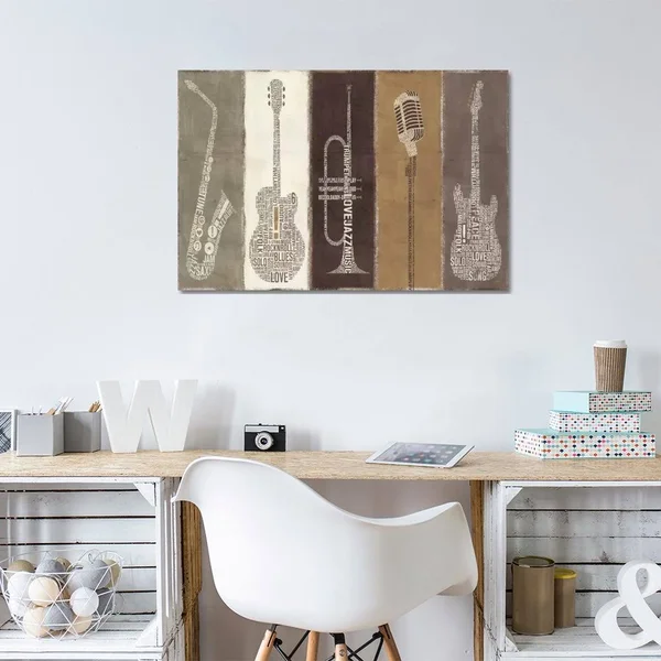 Michael Mullan Canvas Prints - Type Band Neutral Panel
