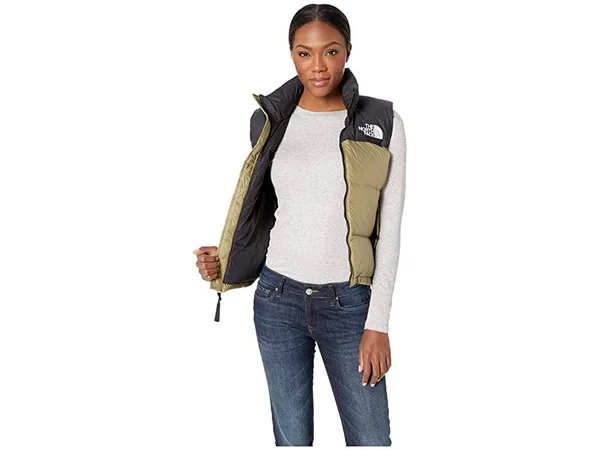 Women's The North Face 1996 Retro Nuptse Vest 2019 - Large Khaki