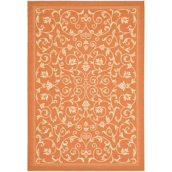Safavieh Courtyard CY2098-1E06 5&3x22 x 7&7x22 Olive, Natural Area Rug