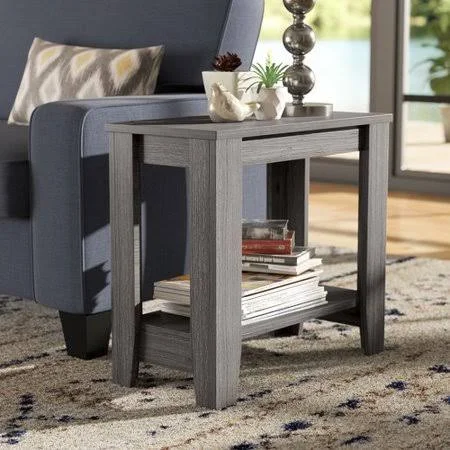 Wrought Studio Partingt End Table Color: Gray