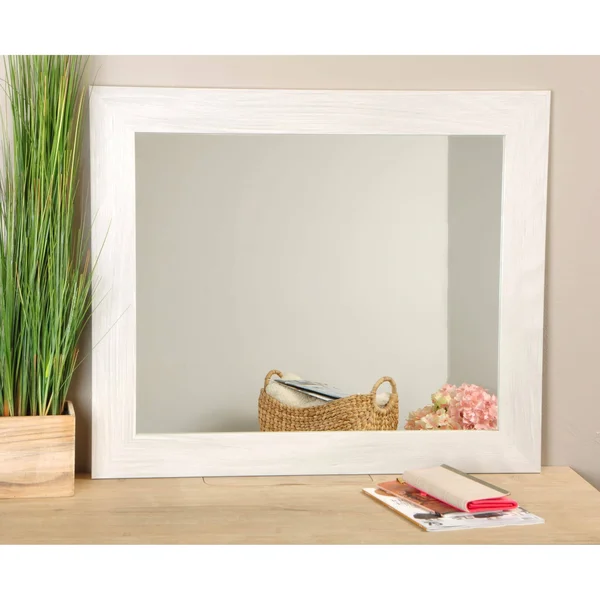 Texture Framed Wall Mirror - 32 x 55