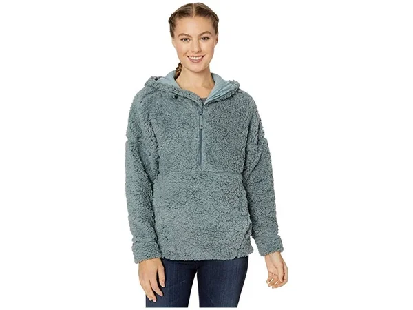 Prana - Women's Permafrost Half Zip, Smoky Blue, Medium