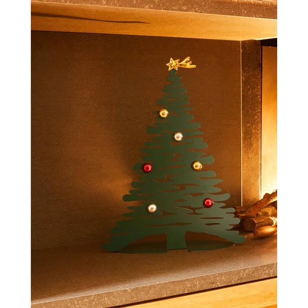 Alessi - Bark for Christmas H 30 cm, Green